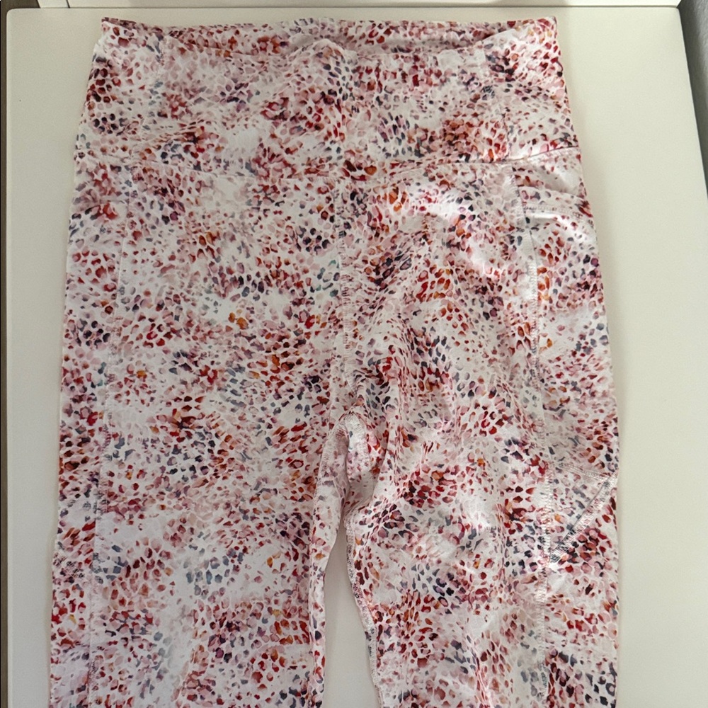 New! Laundry Colorful Patterned 7/8 Leggings